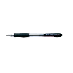 Pilot Supergrip Neon XS, black Noir Stylo à bille rétractable avec clip