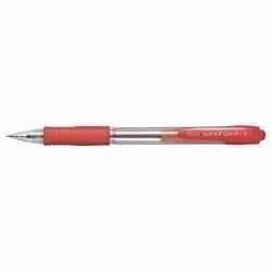 Pilot Supergrip Neon XS, red, Clip, Stylo à bille rétractable avec clip, Rechargeable, Rouge, Fin