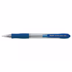 Pilot Super Grip Medium, Clip, Stylo à bille rétractable avec clip, Bleu, 1 pièce(s), Moyen