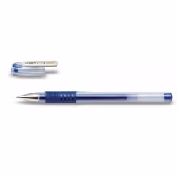 Pilot G1 Grip, Stylos à encre gel avec bouchon, Bleu, Bleu, Transparent, 0,7 mm, Métal, 12 pièce(s)