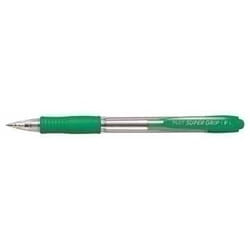 Pilot Supergrip Neon XS, green Vert Stylo à bille rétractable avec clip