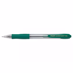 Pilot Super Grip Medium, Clip, Stylo à bille rétractable avec clip, Vert, 1 pièce(s), Moyen