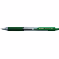 Pilot BPGP-10R-M, Clip, Stylo à bille, Rechargeable, Vert, 12 pièce(s)
