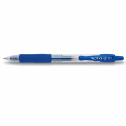 Pilot BL-G2-7, Bleu, Bleu, Transparent, 0,4 mm