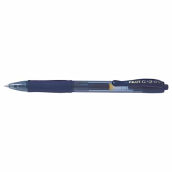 Pilot BL-G2-7, Stylo à bille retractable avec clip, Bleu, Bleu, Moyen, 12 pièce(s)