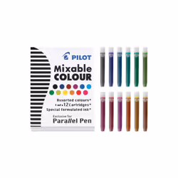 Pilot Parallel Pen, Noir, Bleu, Marron, Vert, Vert clair, Marine, Orange, Rose, Violet, Rouge, Turquoise, Jaune, Noir, Blanc, ...