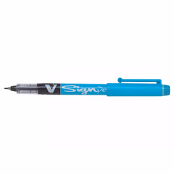 Pilot V, Bleu, 0,6 mm, 2 mm