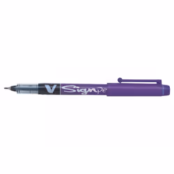 Pilot V, Stylo à bille, Violet, Violet, Moyen, Ambidextre, CE