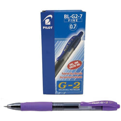 Pilot Stylo gel G-2 Violet 0,7 mm (12 Unités)