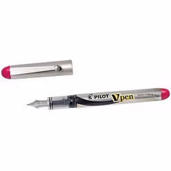 Pilot V-Pen, Argent, Transparent, Rose, Plastique, 0,4 mm