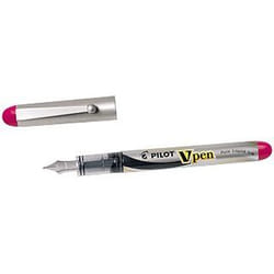 Pilot V-Pen stylo-plume Argent, Transparent