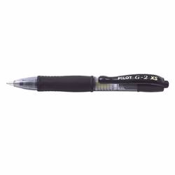 Pilot BL-G2-7-XS, Noir, Noir, Transparent, 0,4 mm