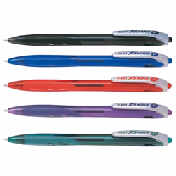 Pilot REX GRIP, Bleu, Fin