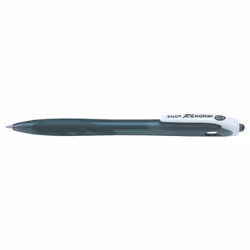 Pilot Rexgrip, Stylo à bille rétractable avec clip, Rechargeable, Noir, 10 pièce(s), Fin