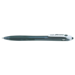 Pilot Rexgrip Noir Stylo à bille rétractable avec clip Fin 10 pièce(s)