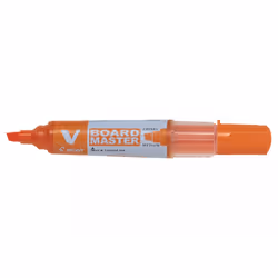 Pilot V-Board Master, 1 pièce(s), Orange, Pointe biseautée, Orange, Blanc, Plastique, Rond
