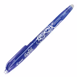 Pilot FriXion Ball, Stylos à encre gel avec bouchon, Bleu, Bleu, Fin, Rond, 0,5 mm
