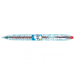 Pilot B2P Gel Stylo à bille retractable avec clip Rouge