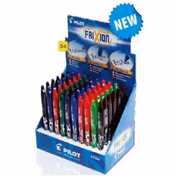 Pilot FriXion Ball, Noir, Bleu, Marron, Vert, Orange, Rose, Violet, Rouge, 60 pièce(s)