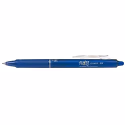 Stylo roller rétractable - PILOT - Frixion Ball Clicker 05 - Encre bleue effaçable - Pointe fine