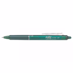 Pilot FriXion, Stylo à bille retractable avec clip, Vert, Vert, 0,7 mm, 0,35 mm, Moyen