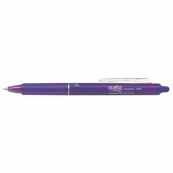 Pilot FriXion, Stylo à bille retractable avec clip, Violet, Violet, 0,7 mm, 0,35 mm, Moyen