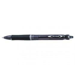 Pilot Acroball Noir Stylo à bille rétractable avec clip Moyen