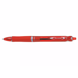 Pilot Acroball, Clip, Stylo à bille rétractable avec clip, Rechargeable, Rouge, Moyen