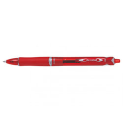 Pilot Acroball Rouge Stylo à bille rétractable avec clip Moyen