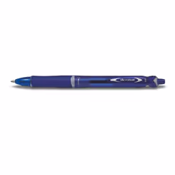 Pilot Acroball, Clip, Stylo à bille rétractable avec clip, Rechargeable, Bleu, Moyen