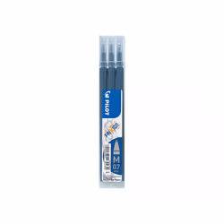 Pilot FriXion Ball, Clip, Stylo à bille, Rechargeable, Bleu, 4 pièce(s), Moyen