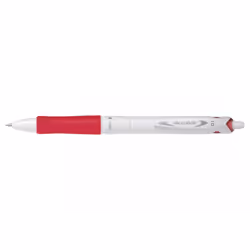 Pilot Acroball Pure White, Rechargeable, Rouge