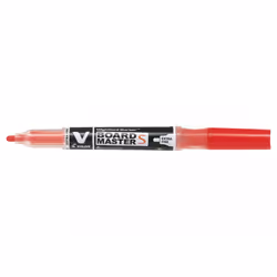 Pilot V-Board Master S, Rouge, Pointe fine, Noir, Rouge, Transparent, Plastique, Rond, 3,5 mm