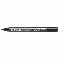 Pilot Permanent Marker 100, Noir, 1 mm, 4,5 mm