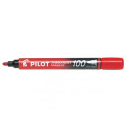 Pilot Permanent Marker 100 Rouge