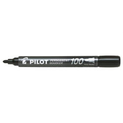 Pilot Permanent Marker 100 marqueur 1 pièce(s) Pointe fine Noir