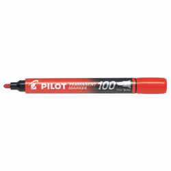 Pilot SCA-100-R, Rouge, Pointe ogive, Noir, Rouge, Plastique, Fin, 4,5 mm