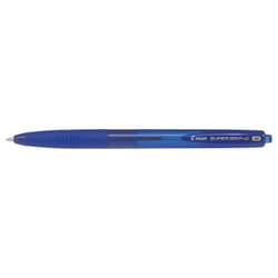 Pilot Super Grip G Bleu Stylo à bille rétractable avec clip Moyen