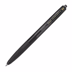 Pilot Super Grip G, Clip, Stylo à bille rétractable avec clip, Rechargeable, Noir, 12 pièce(s), Moyen