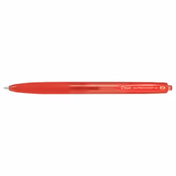 Pilot Super Grip G, Clip, Stylo à bille rétractable avec clip, Rechargeable, Rouge, Moyen
