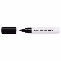 Pilot Pintor, 1 pièce(s), Noir, Noir, Blanc, Tube, 4,5 mm, Moyen