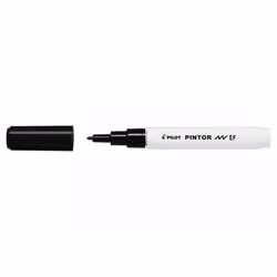 Pilot Pintor, Noir, Noir, Blanc, Black, 1 couleurs, Moyen, Pointe ogive
