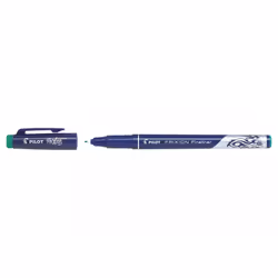 Pilot FriXion Fineliner, Vert, Fin, Bleu, Argent, Rond, 1,3 mm, 0,45 mm