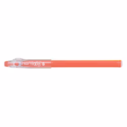 Pilot FriXion Ball Stick, Stylos à encre gel avec bouchon, Corail, Corail, Plastique, Moyen, Moyen