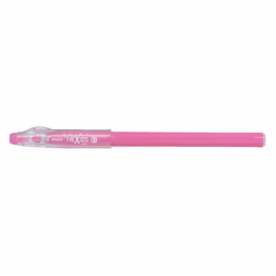 Pilot FriXion Ball Stick, Stylos à encre gel avec bouchon, Rose, Rose, Plastique, Moyen, Moyen