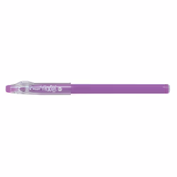 Pilot FriXion Ball Stick, Stylos à encre gel avec bouchon, Violet, Violet, Plastique, Moyen, Moyen