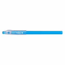 Pilot FriXion Ball Stick, Stylos à encre gel avec bouchon, Turquoise, Turquoise, Plastique, Moyen, Moyen