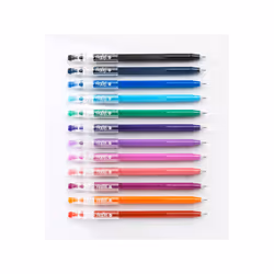 Pilot FriXion Ball Stick Stylos à encre gel avec bouchon Moyen Vert 12 pièce(s)