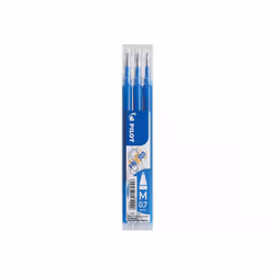 Pilot FriXion Ball, Bleu, Moyen, Bleu, Transparent, Métal, 0,7 mm, 0,35 mm