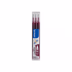 Pilot FriXion Ball, Rouge, Moyen, Rouge, Transparent, Métal, 0,7 mm, 0,35 mm